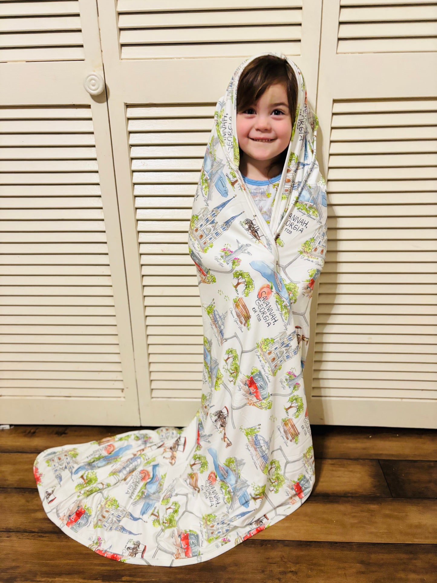 Sweet Southern Savannah Hooded Towel