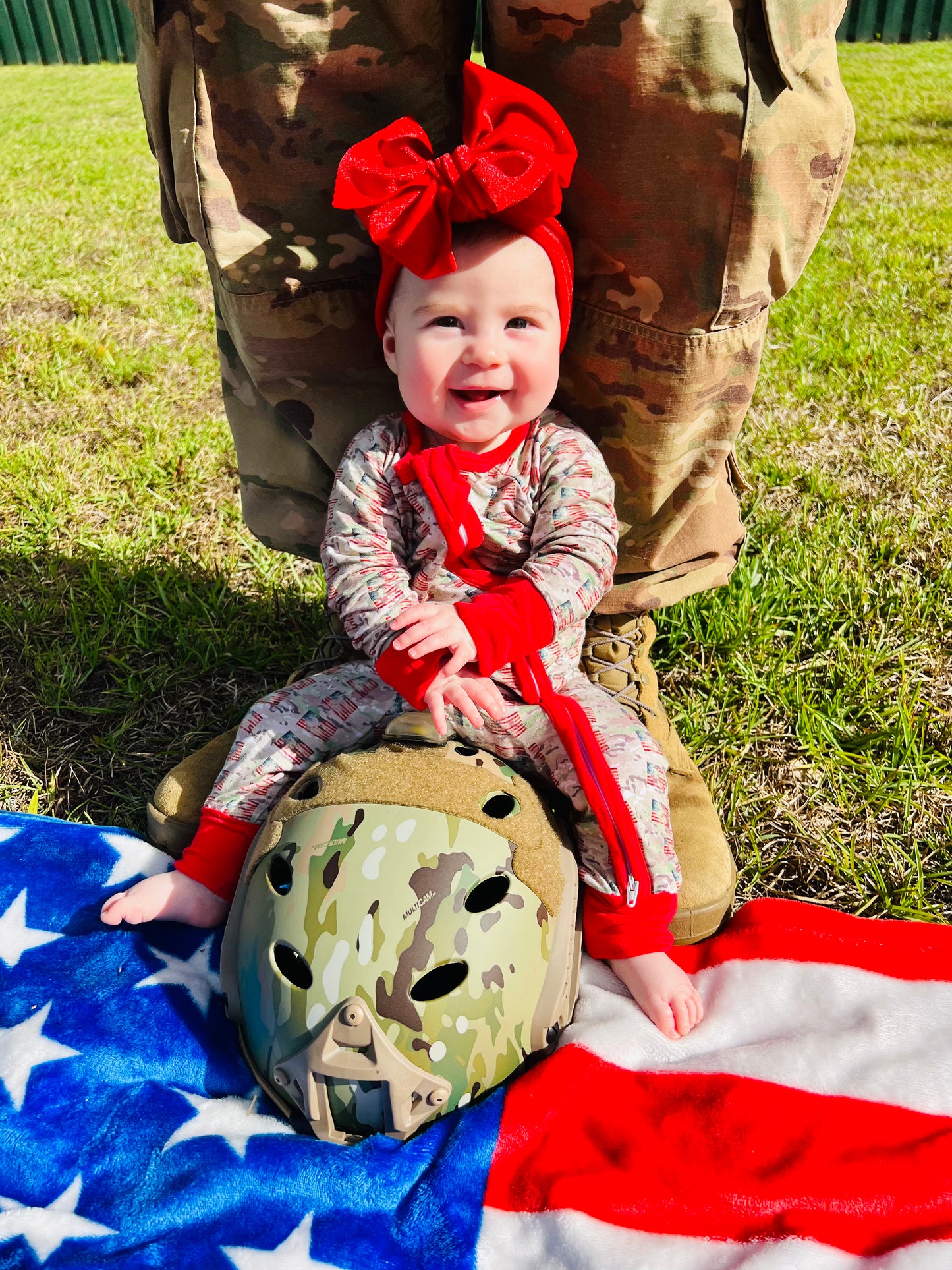 American Soldier (Red) Snug Suit