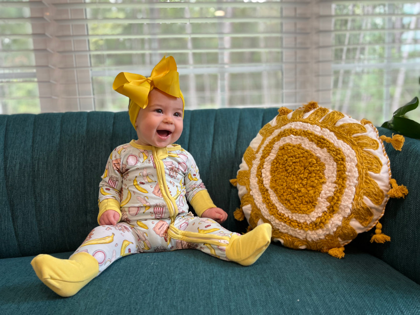 Baseballs and Bananas Snug Suit