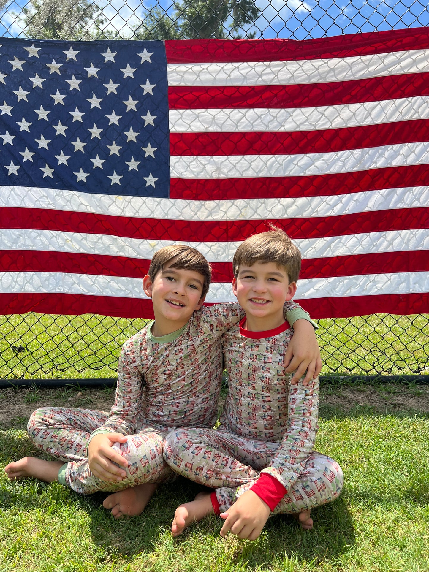 American Soldier (Green) - 2 piece Snug set