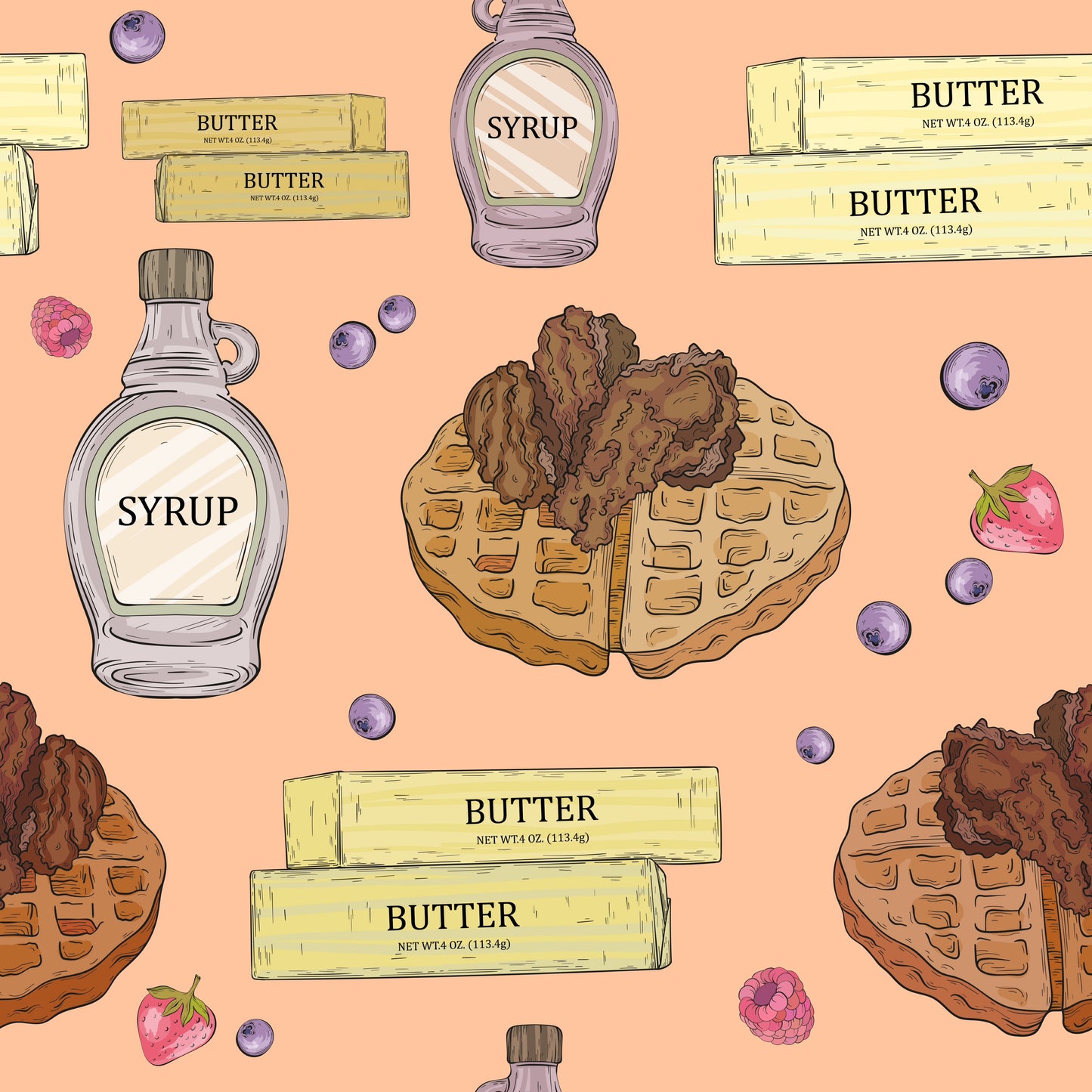 Chicken & Waffles Snug Set