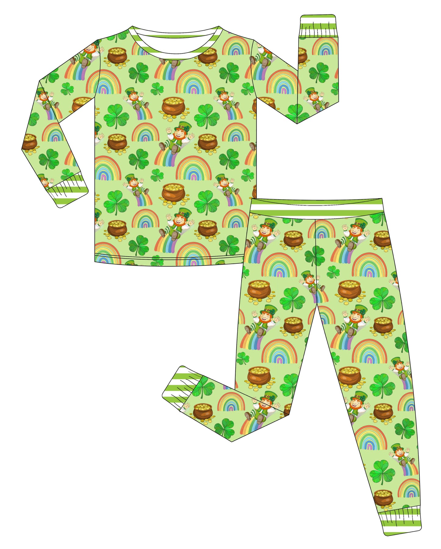 Shamrockin’ Rainbows 2 piece Snug Set