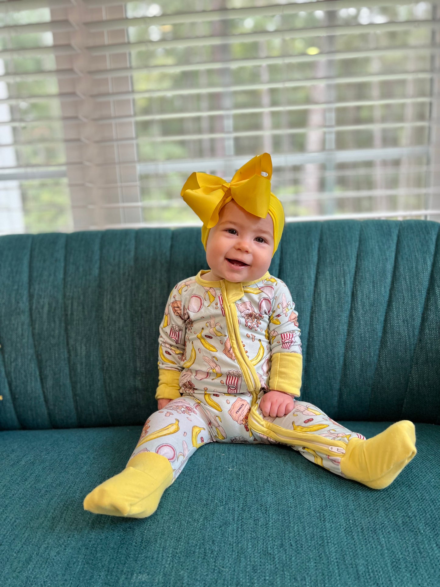 Baseballs and Bananas Snug Suit