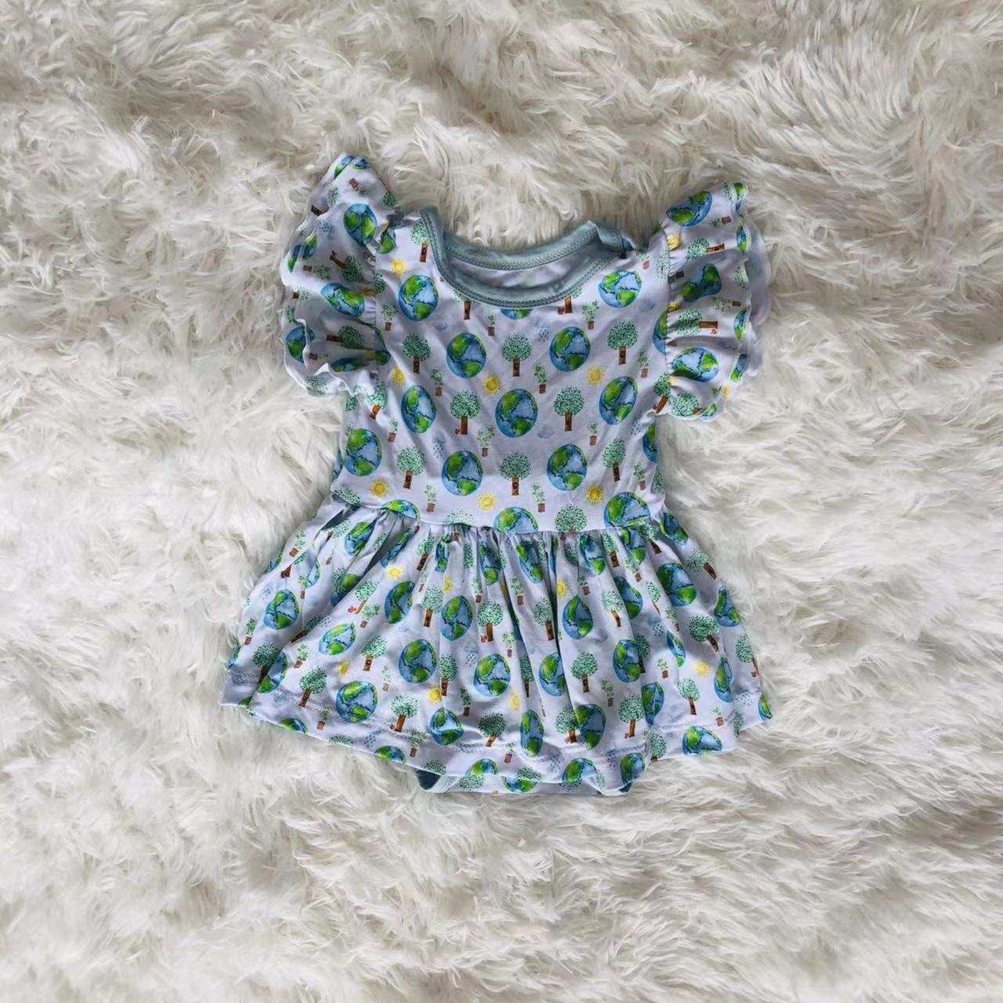 Love Your Mother Snug & Twirl Body Suit (white)