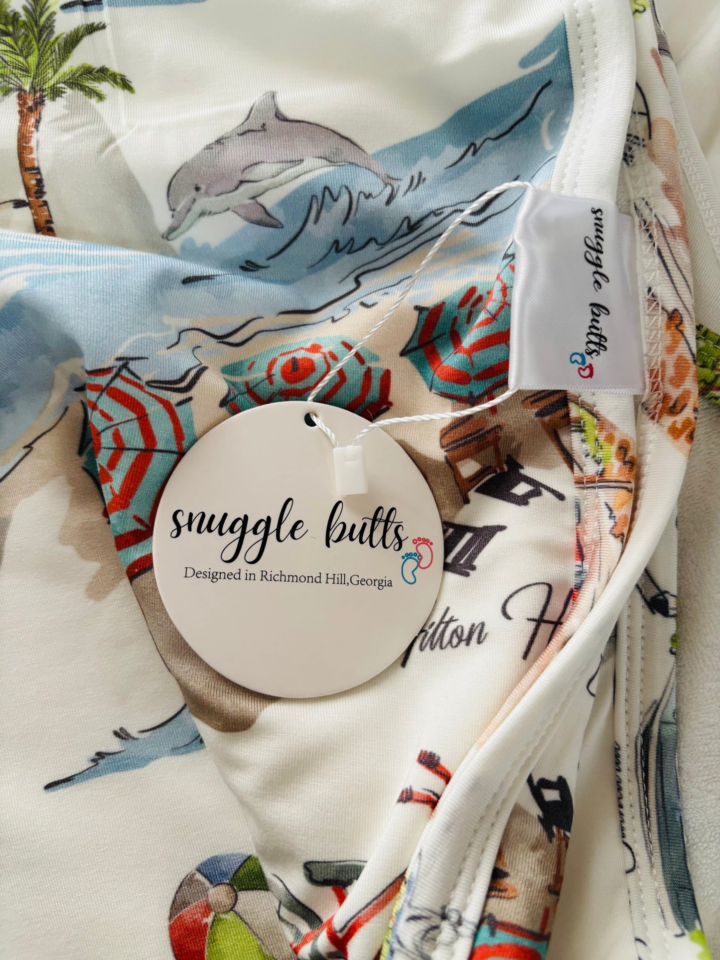 Hilton Head Island Vibes Hooded towel