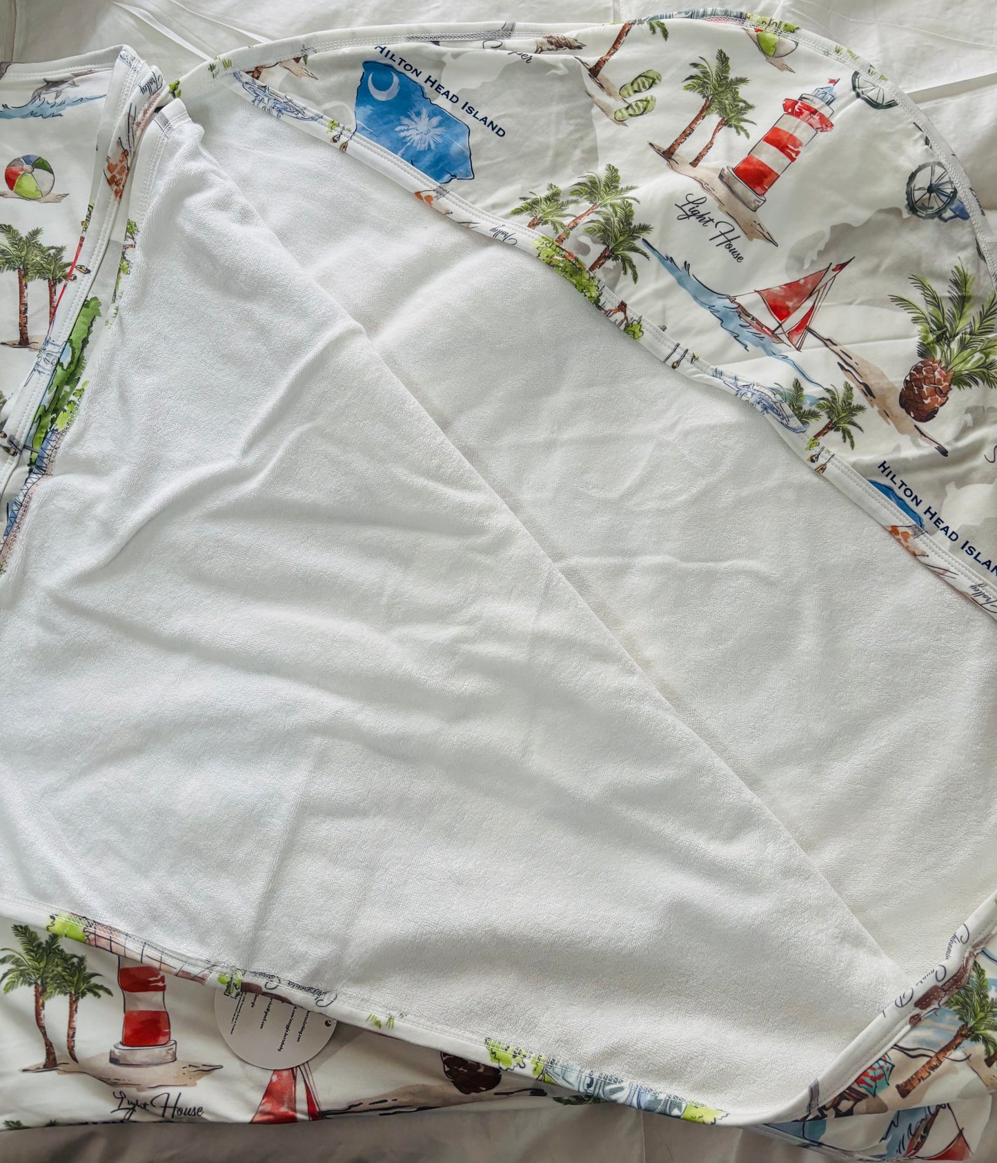 Hilton Head Island Vibes Hooded towel