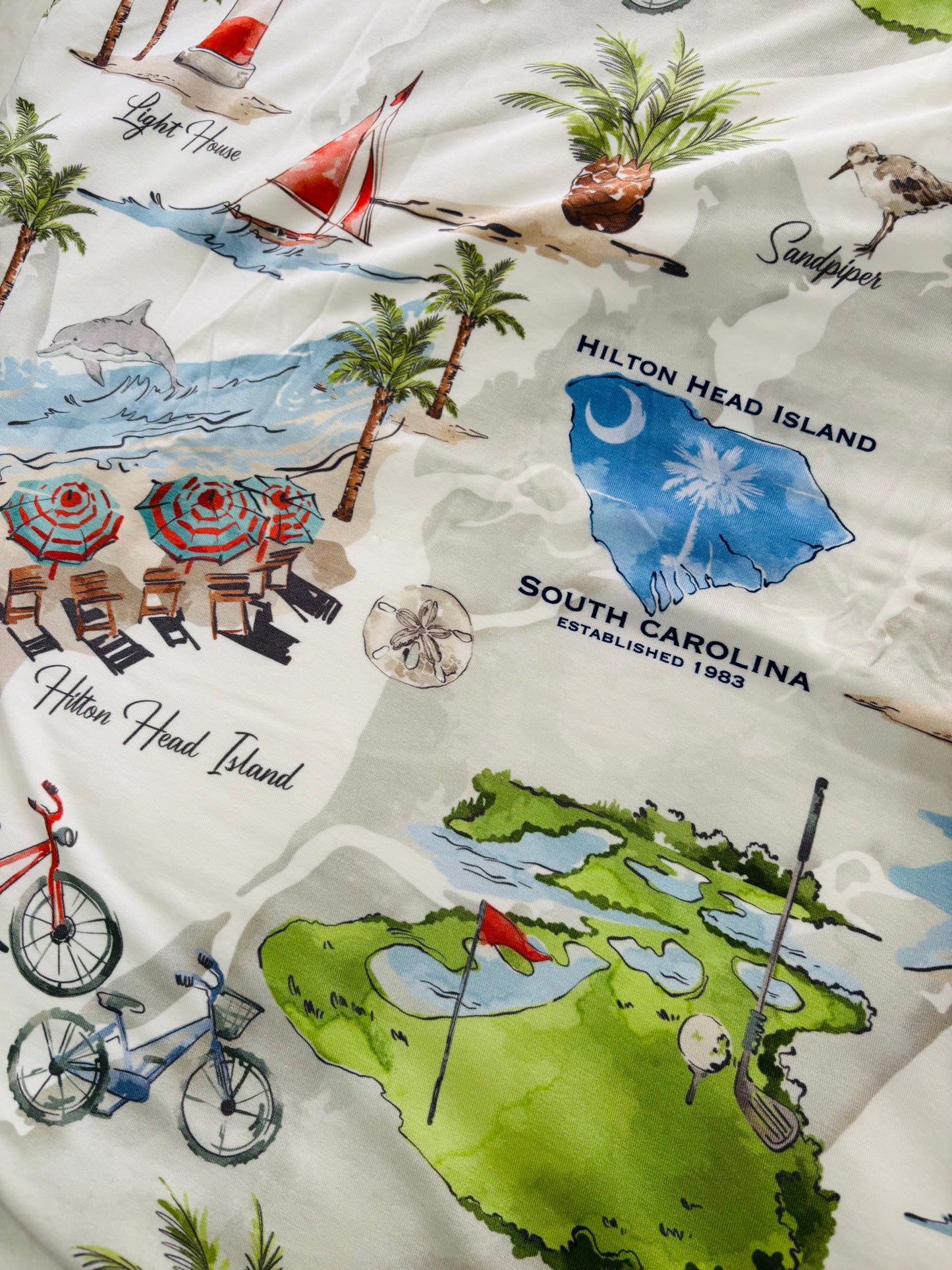 Hilton Head Island Vibes Hooded towel