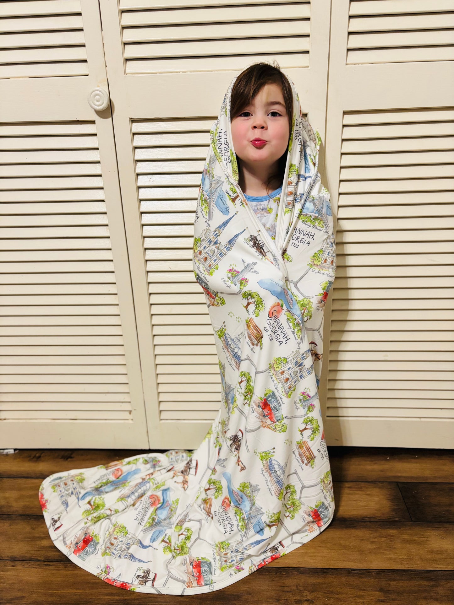 Sweet Southern Savannah Hooded Towel