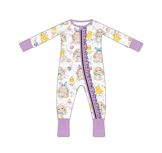 Hoppy Vibes Snug Suit (white/purple)